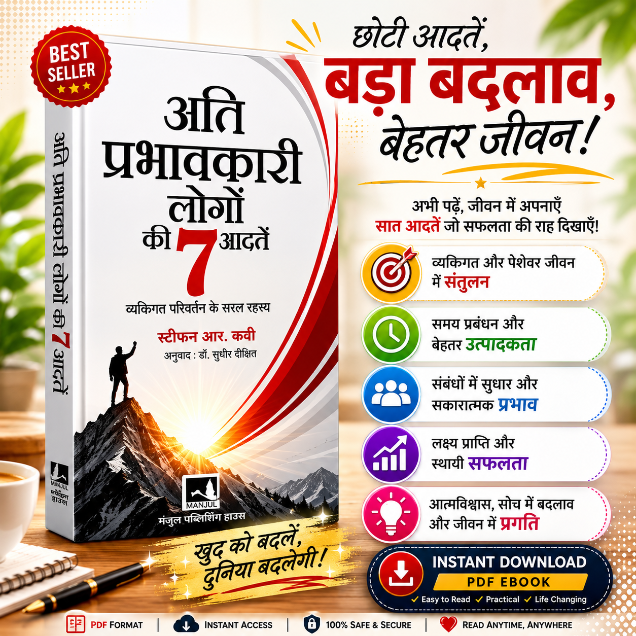 The 7 Habits of Highly Effective People (Hindi eBook)