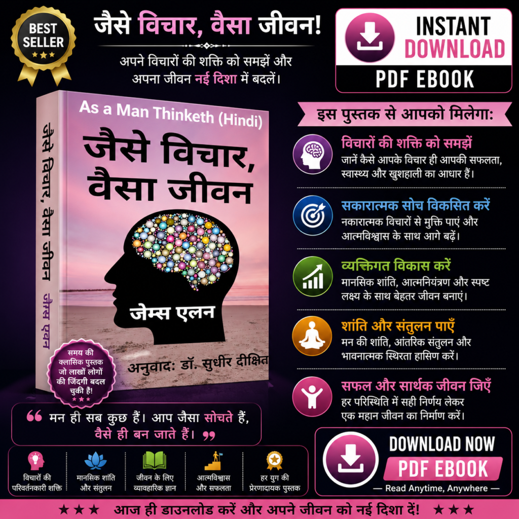Jaise Vichar, Waisa Jeevan – James Allen